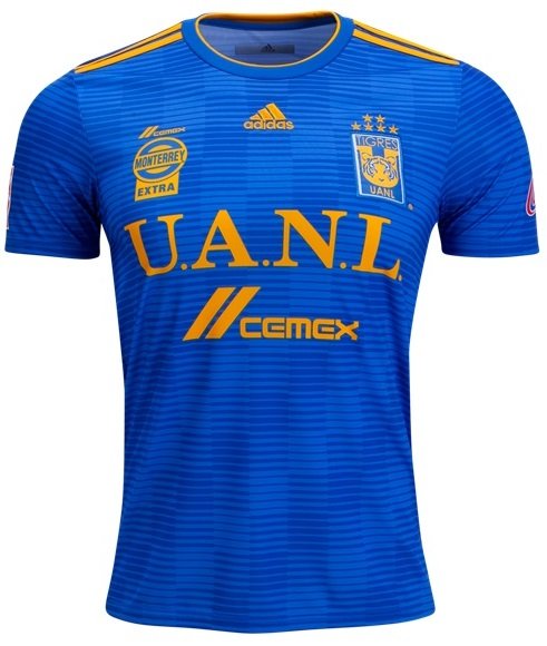 Camisa oficial Adidas Tigres UANL 2018 2019 II jogador